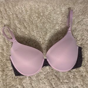 VS PINK Wear Everywhere Push-up Bra (34DD)